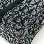 Dior Trotter Pattern Tote Canvas Navy — view 3