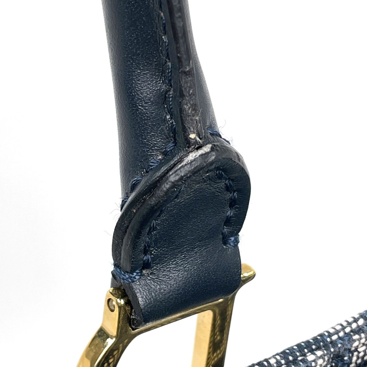 Dior Trotter Pattern Tote Canvas Navy — view 5