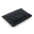Chanel Boy Clutch CC Logo Quilted Caviar Leather Black — view 2