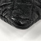 Chanel Boy Clutch CC Logo Quilted Caviar Leather Black — view 3