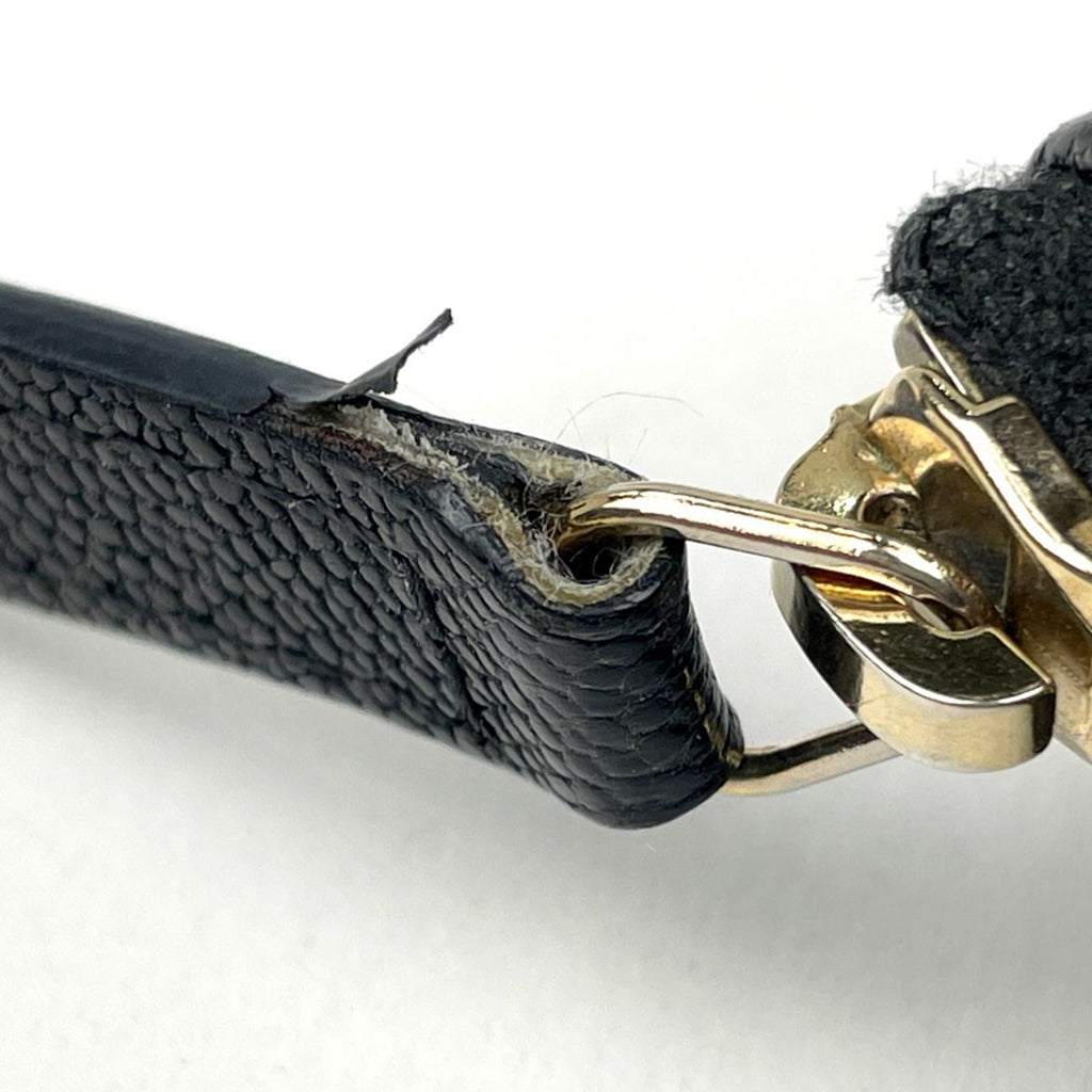 Chanel Boy Clutch CC Logo Quilted Caviar Leather Black — view 6