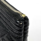 Chanel Boy Clutch CC Logo Quilted Caviar Leather Black — view 5