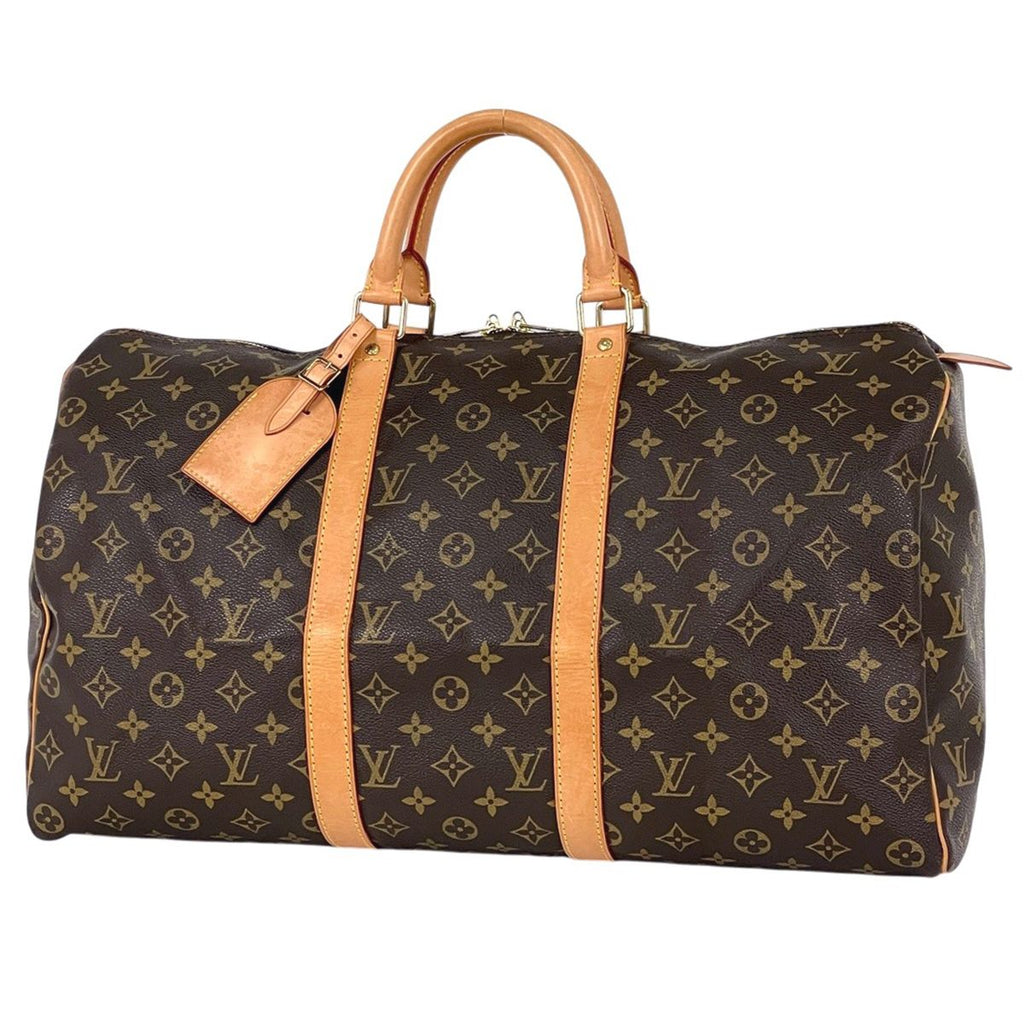 Louis Vuitton Keepall 50 Boston Bag Monogram Brown