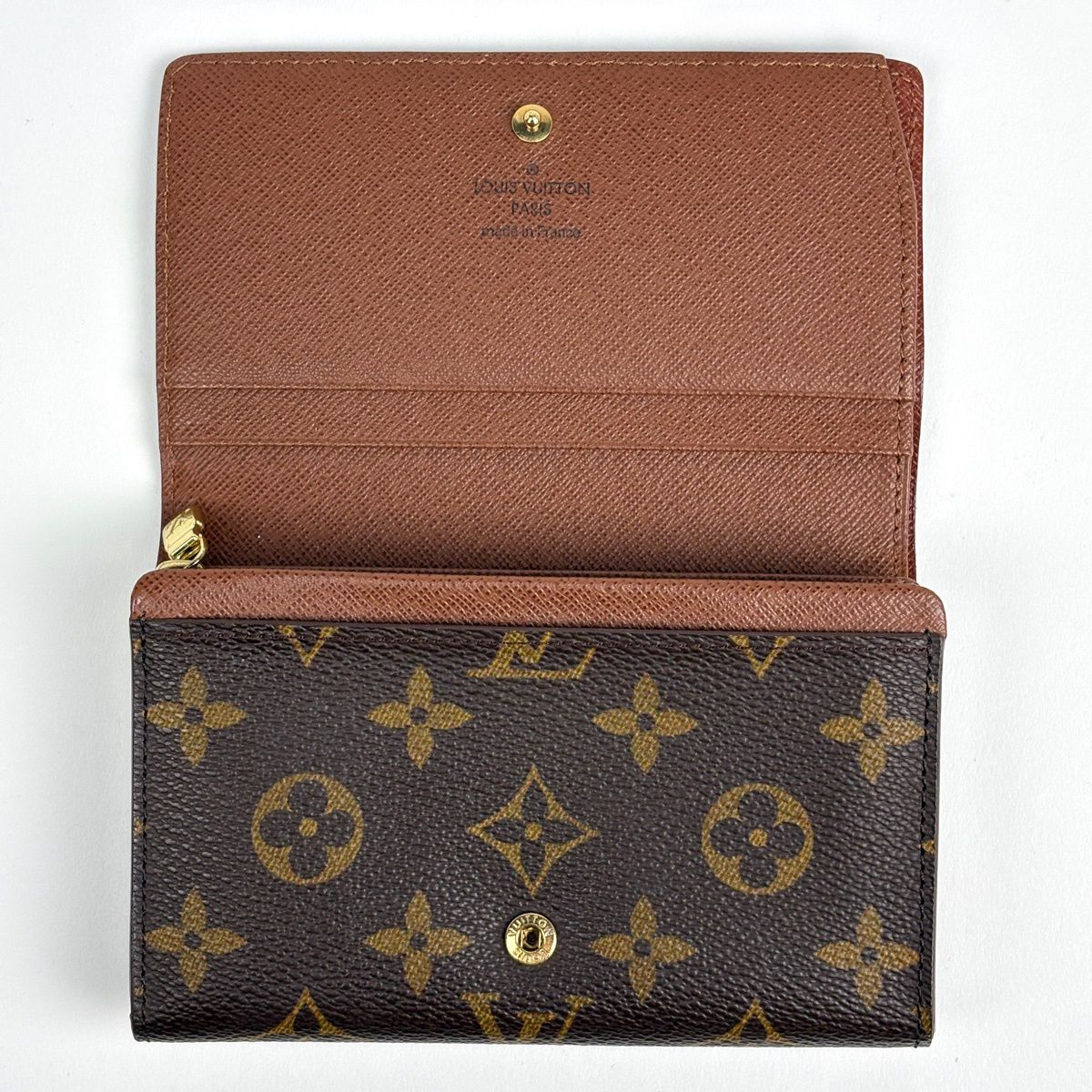 Louis Vuitton Portefeuille Tresor Bifold Wallet Monogram Brown — view 7