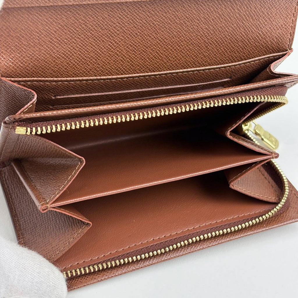 Louis Vuitton Portefeuille Tresor Bifold Wallet Monogram Brown — view 6