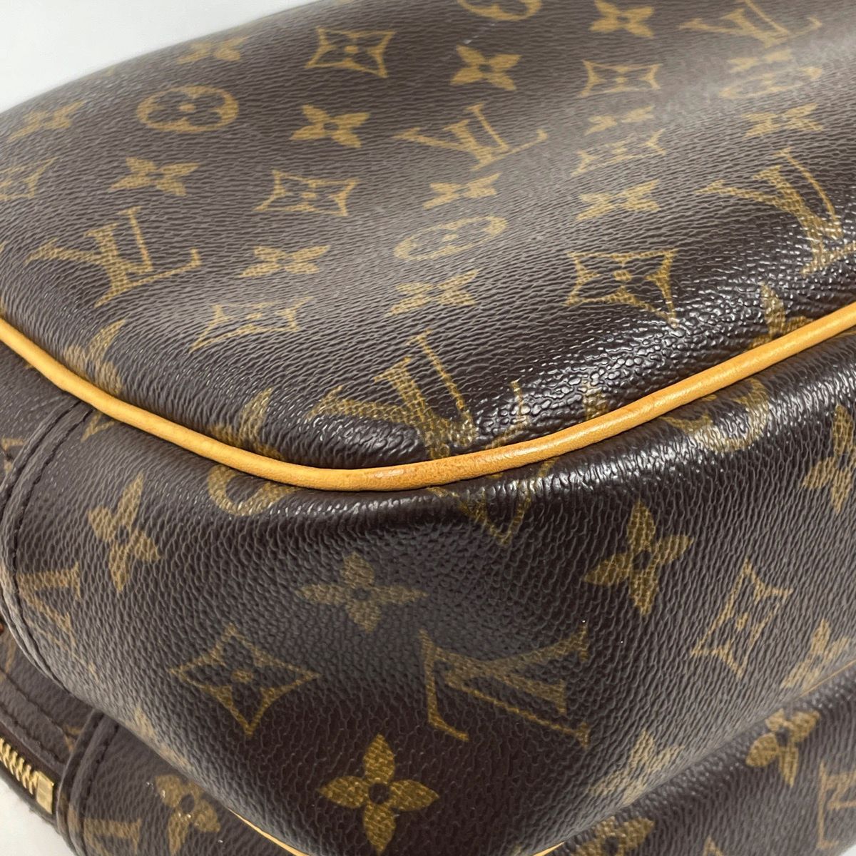Louis Vuitton Reporter PM Crossbody Shoulder Bag Monogram Brown — view 3