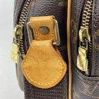 Louis Vuitton Reporter PM Crossbody Shoulder Bag Monogram Brown — view 4