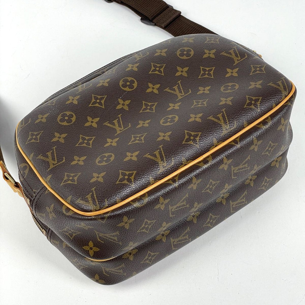 Louis Vuitton Reporter PM Crossbody Shoulder Bag Monogram Brown — view 2