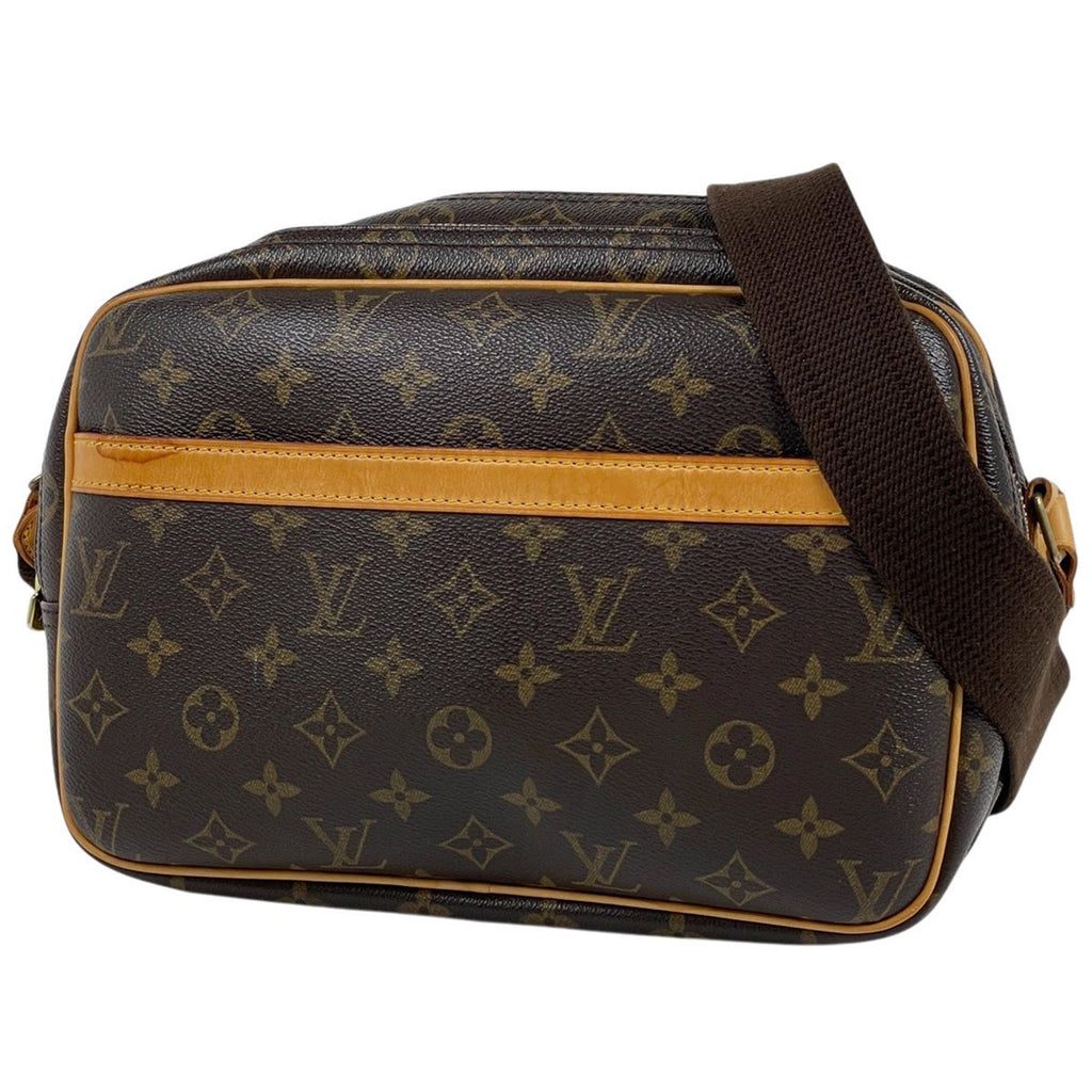 Louis Vuitton Reporter PM Crossbody Shoulder Bag Monogram Brown
