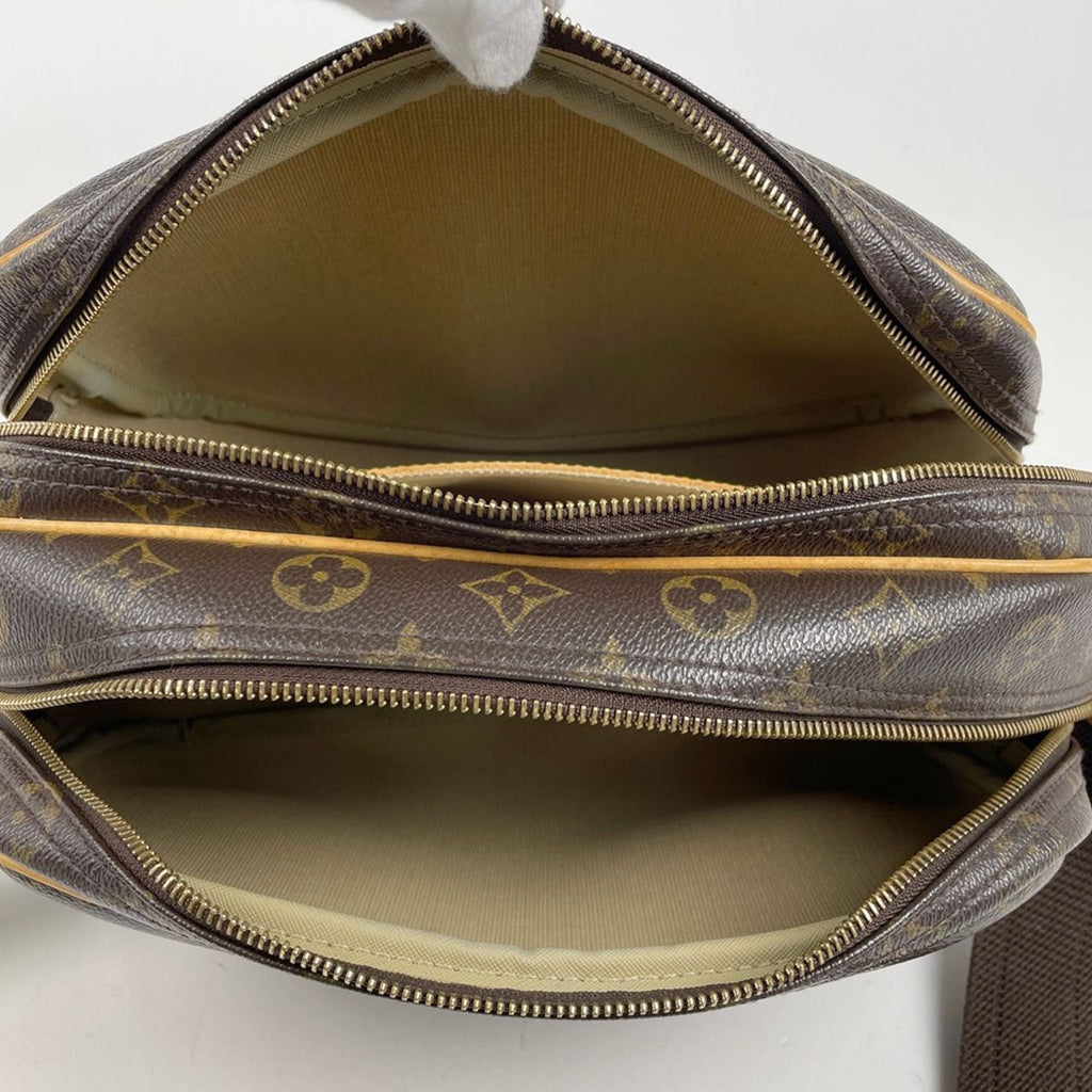 Louis Vuitton Reporter PM Crossbody Shoulder Bag Monogram Brown — view 8
