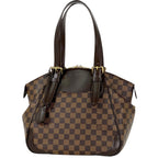 Louis Vuitton Verona MM Tote Shoulder Bag Damier Brown