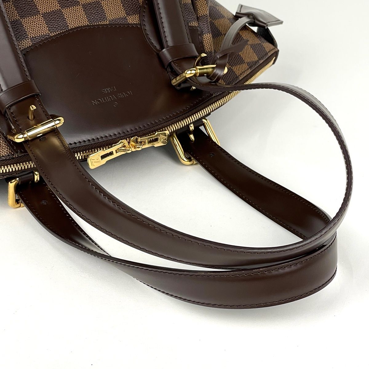 Louis Vuitton Verona MM Tote Shoulder Bag Damier Brown — view 9