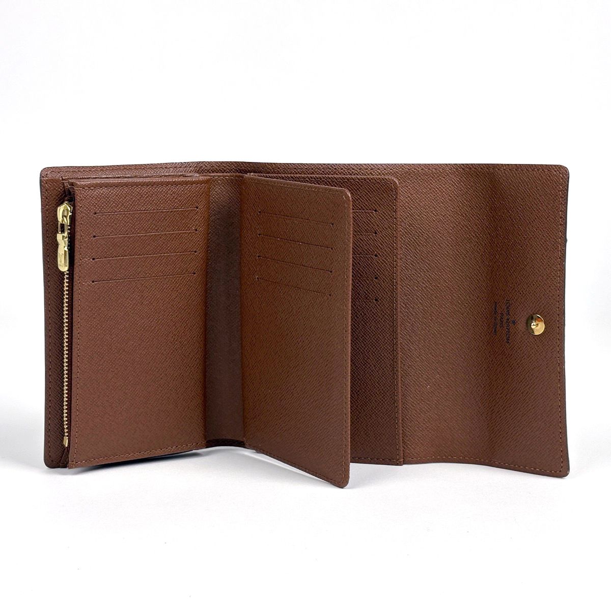 Louis Vuitton Portefeuille Alexandra Trifold Wallet Monogram Brown — view 7