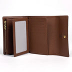 Louis Vuitton Portefeuille Alexandra Trifold Wallet Monogram Brown — view 8