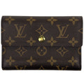 Louis Vuitton Portefeuille Alexandra Trifold Wallet Monogram Brown
