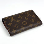 Louis Vuitton Portefeuille Alexandra Trifold Wallet Monogram Brown — view 2