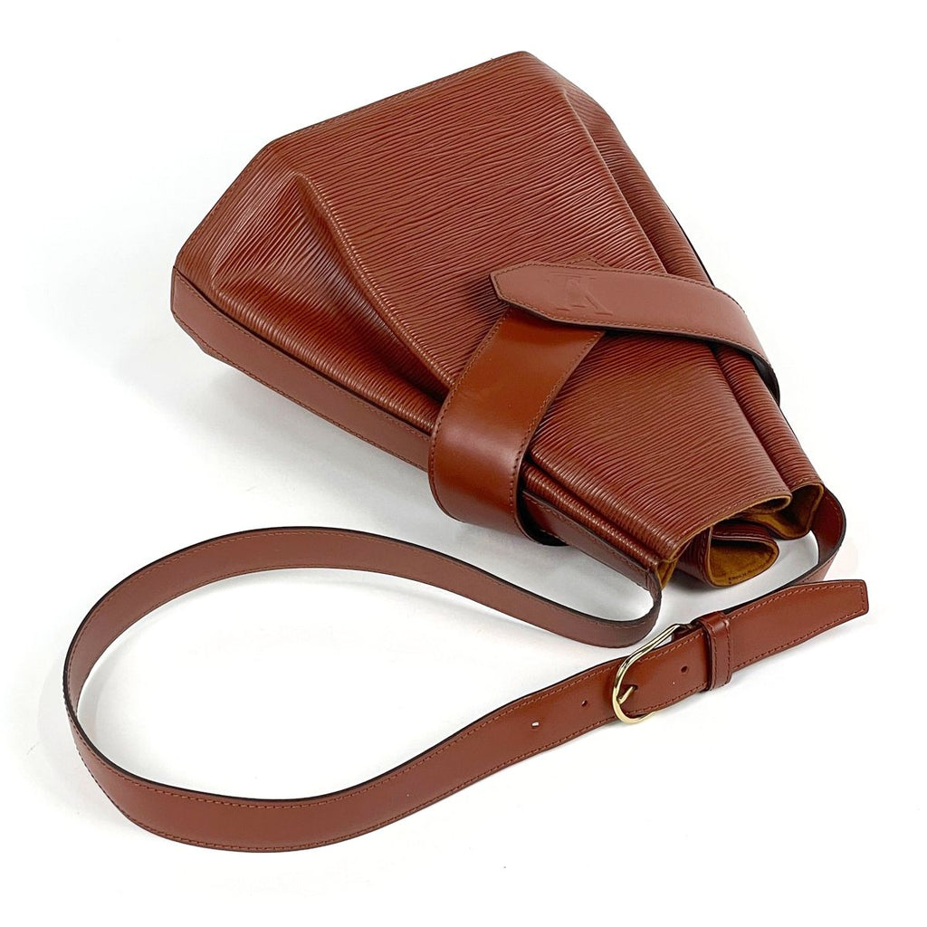 Louis Vuitton Sac Shoulder Bag Epi Kenya Brown — view 6
