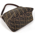 Fendi Zucca Pattern Shoulder Bag Canvas Brown — view 2