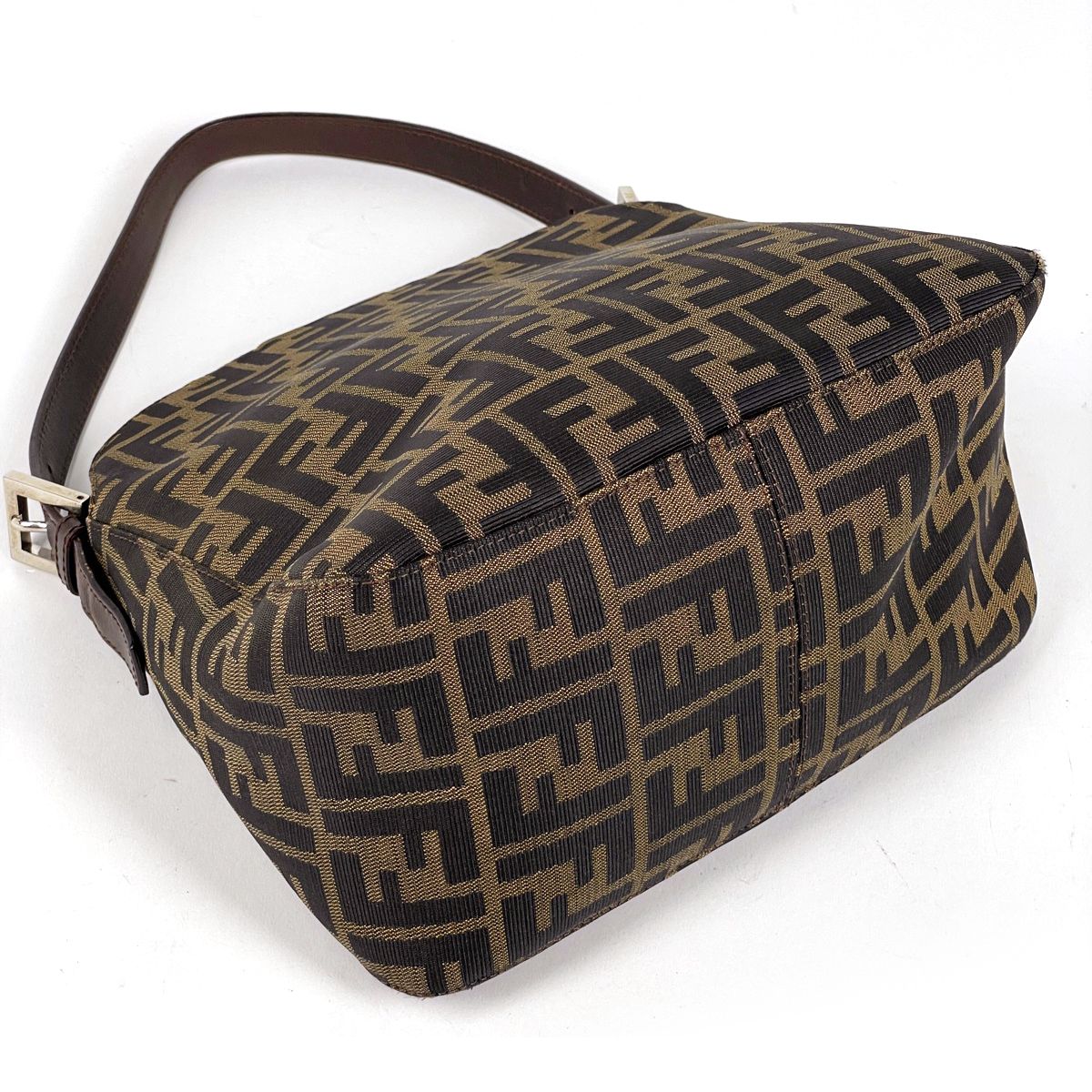 Fendi Zucca Pattern Shoulder Bag Canvas Brown — view 2