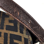 Fendi Zucca Pattern Shoulder Bag Canvas Brown — view 5