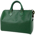 Louis Vuitton Speedy 30 Handle Mini Boston Bag Epi Borneo Green