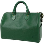 Louis Vuitton Speedy 30 Handle Mini Boston Bag Epi Borneo Green