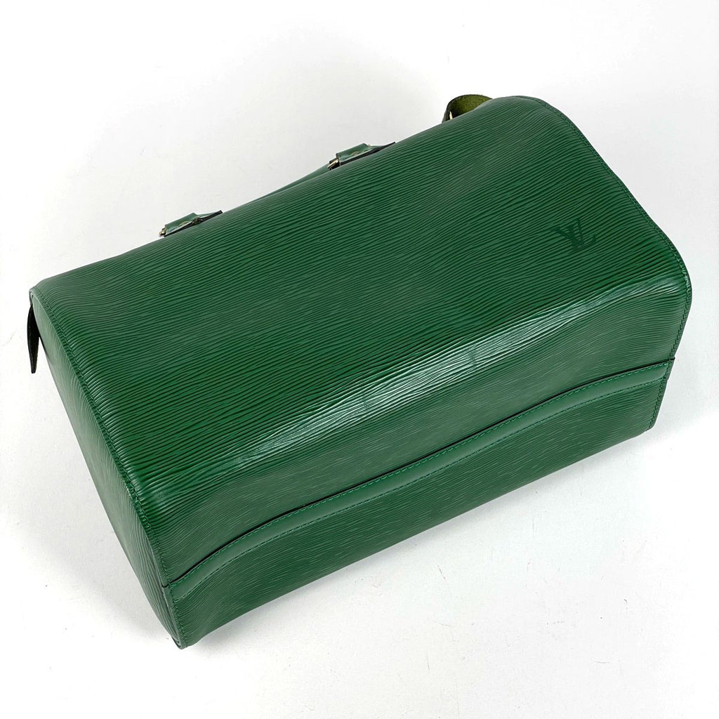 Louis Vuitton Speedy 30 Handle Mini Boston Bag Epi Borneo Green — view 2