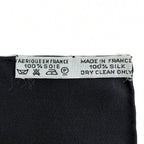 Hermes Carre 90 Poste Et Cavalerie Saber Decorative Bag Scarf Silk Black — view 2