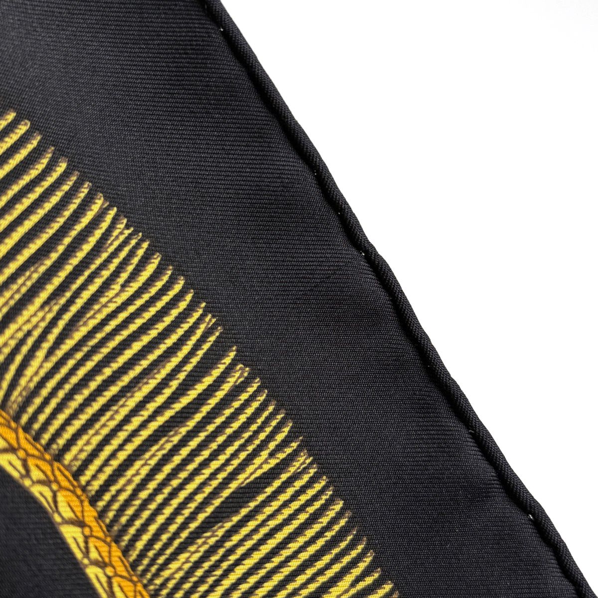 Hermes Carre 90 Poste Et Cavalerie Saber Decorative Bag Scarf Silk Black — view 4