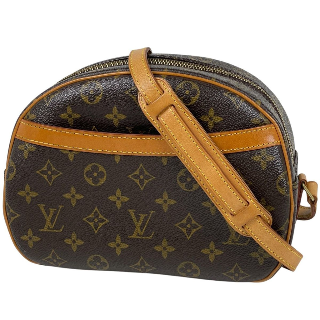 Louis Vuitton Blois Crossbody Shoulder Bag Monogram Brown