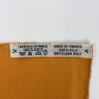 Hermes Carre 90 les Tambour Taiko Crown Scarf Silk Yellow Multicolor — view 2