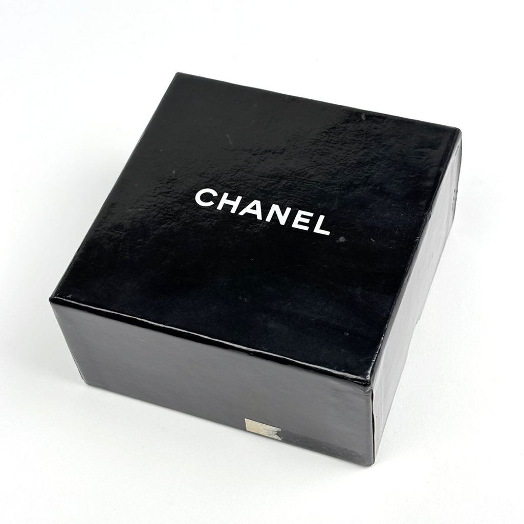 Chanel CC Logo Chain Necklace Triple Strand Long Gold Plated — view 9