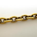 Chanel CC Logo Chain Necklace Triple Strand Long Gold Plated — view 6