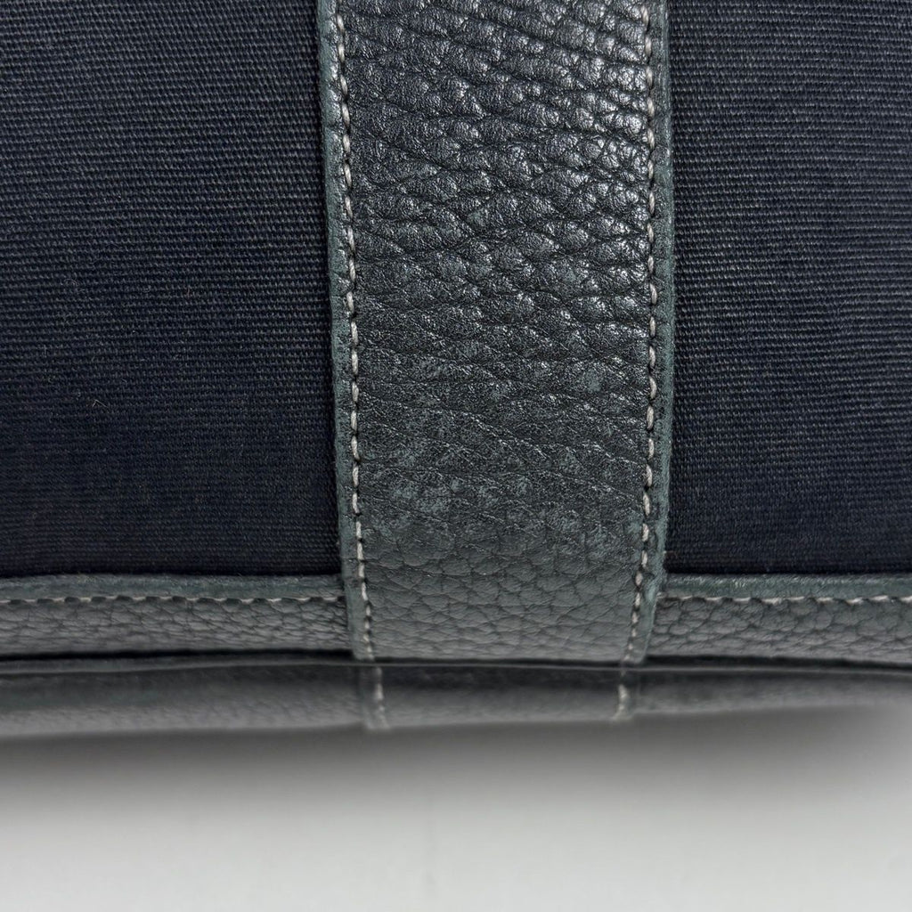 Hermes Garden Party PM Tote Toile Officier Noir — view 4