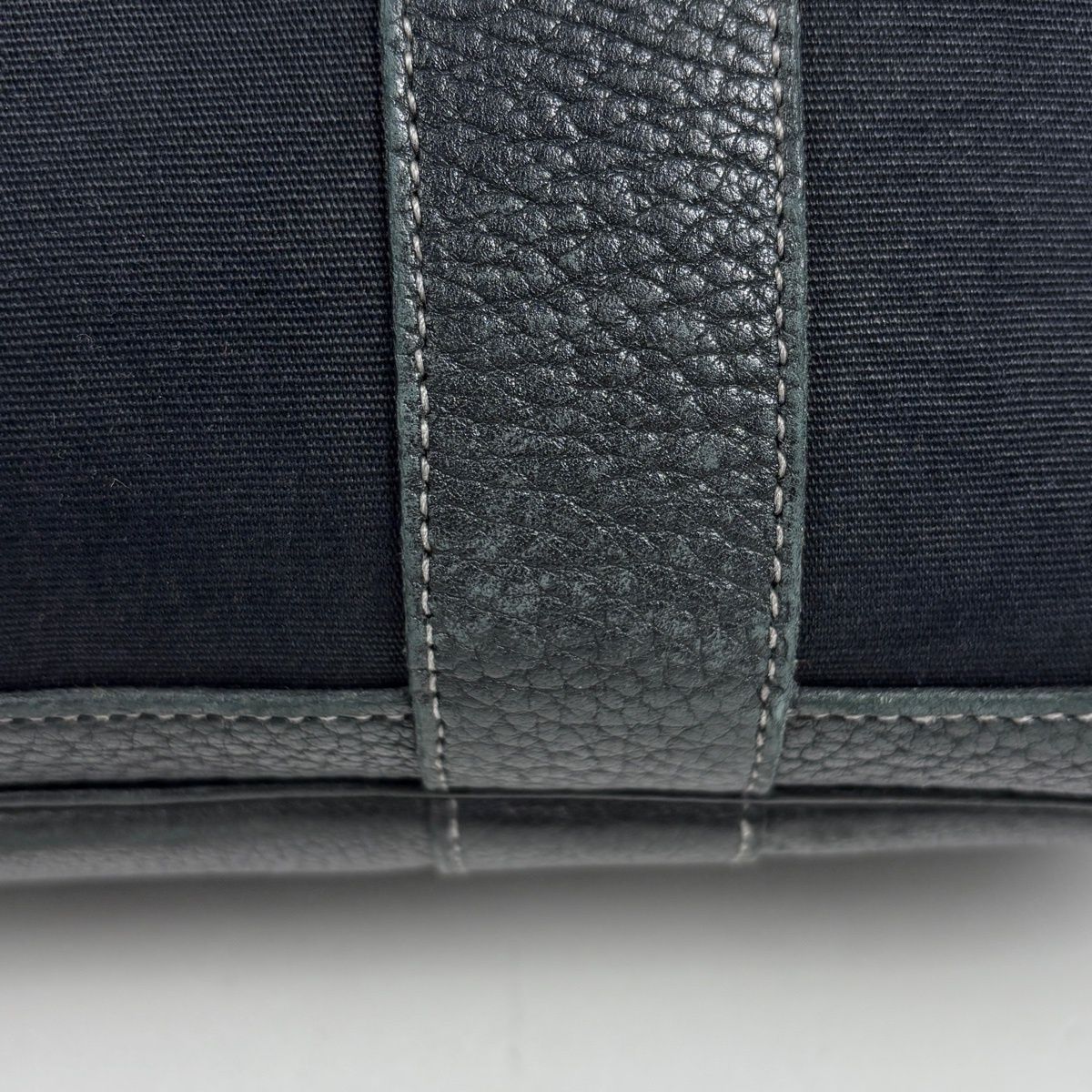Hermes Garden Party PM Tote Toile Officier Noir — view 4