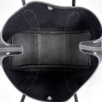Hermes Garden Party PM Tote Toile Officier Noir — view 9