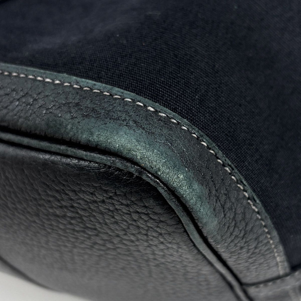 Hermes Garden Party PM Tote Toile Officier Noir — view 3