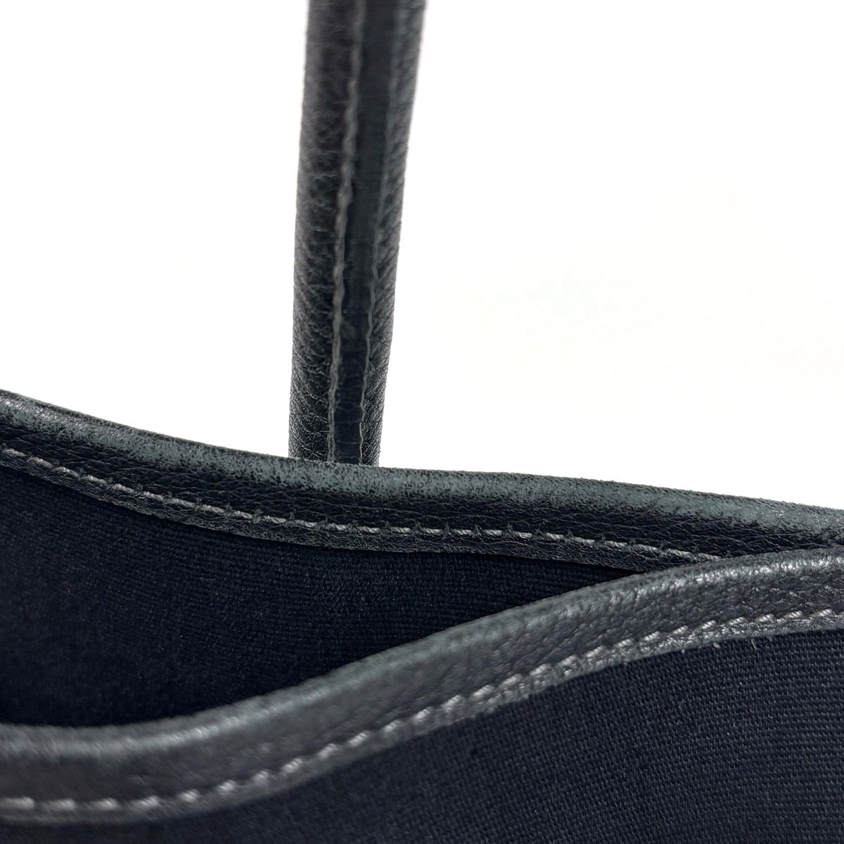 Hermes Garden Party PM Tote Toile Officier Noir — view 8