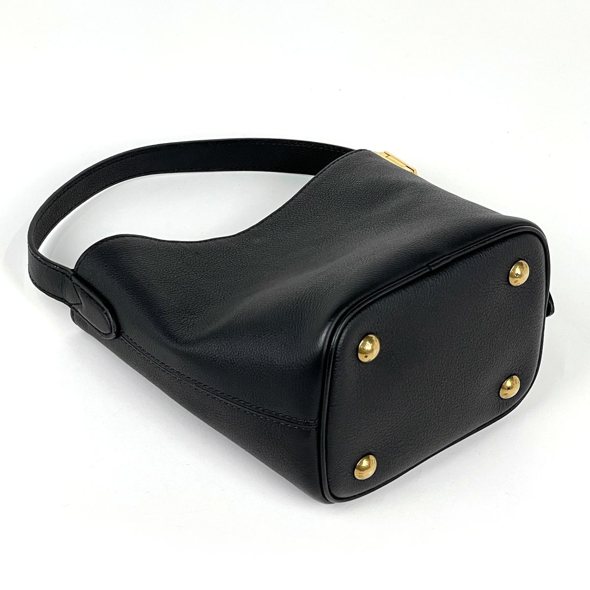 Louis Vuitton Lowkey All in BB 2-Way Leather Noir Handbag — view 2