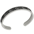 Gucci GG Marmont Bangle Double 925 Sterling Silver Bracelet