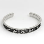 Gucci GG Marmont Bangle Double 925 Sterling Silver Bracelet — view 2
