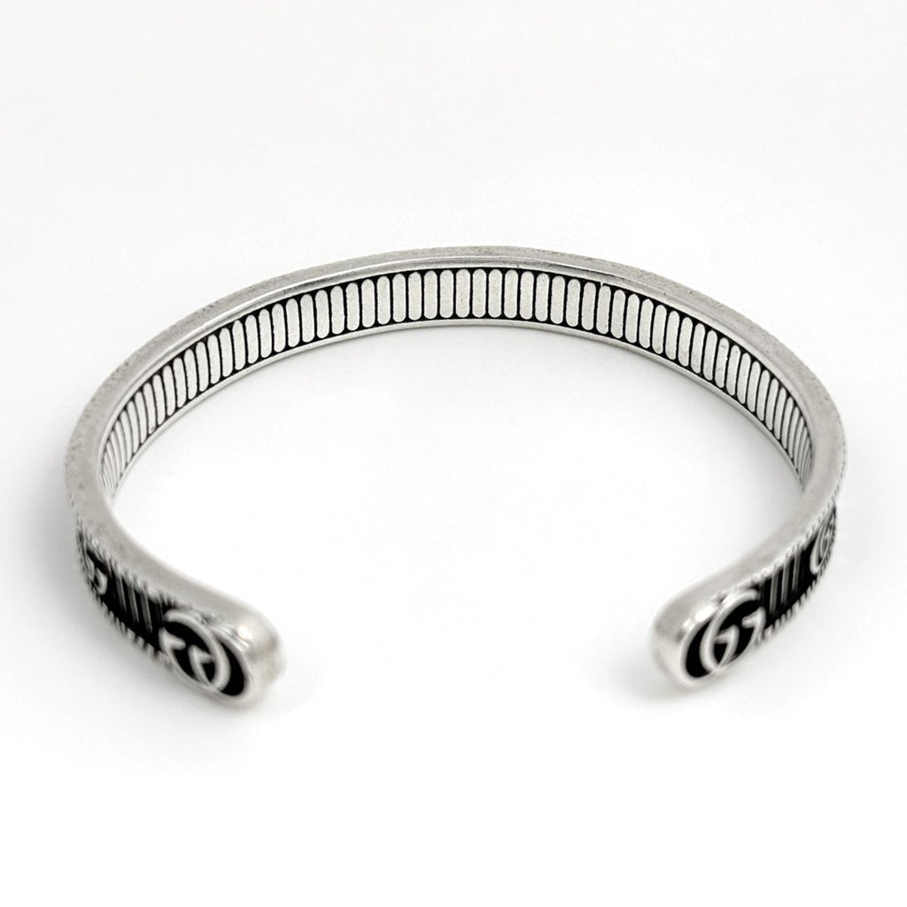 Gucci GG Marmont Bangle Double 925 Sterling Silver Bracelet — view 3