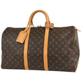 Louis Vuitton Keepall 50 Boston Bag Monogram Brown
