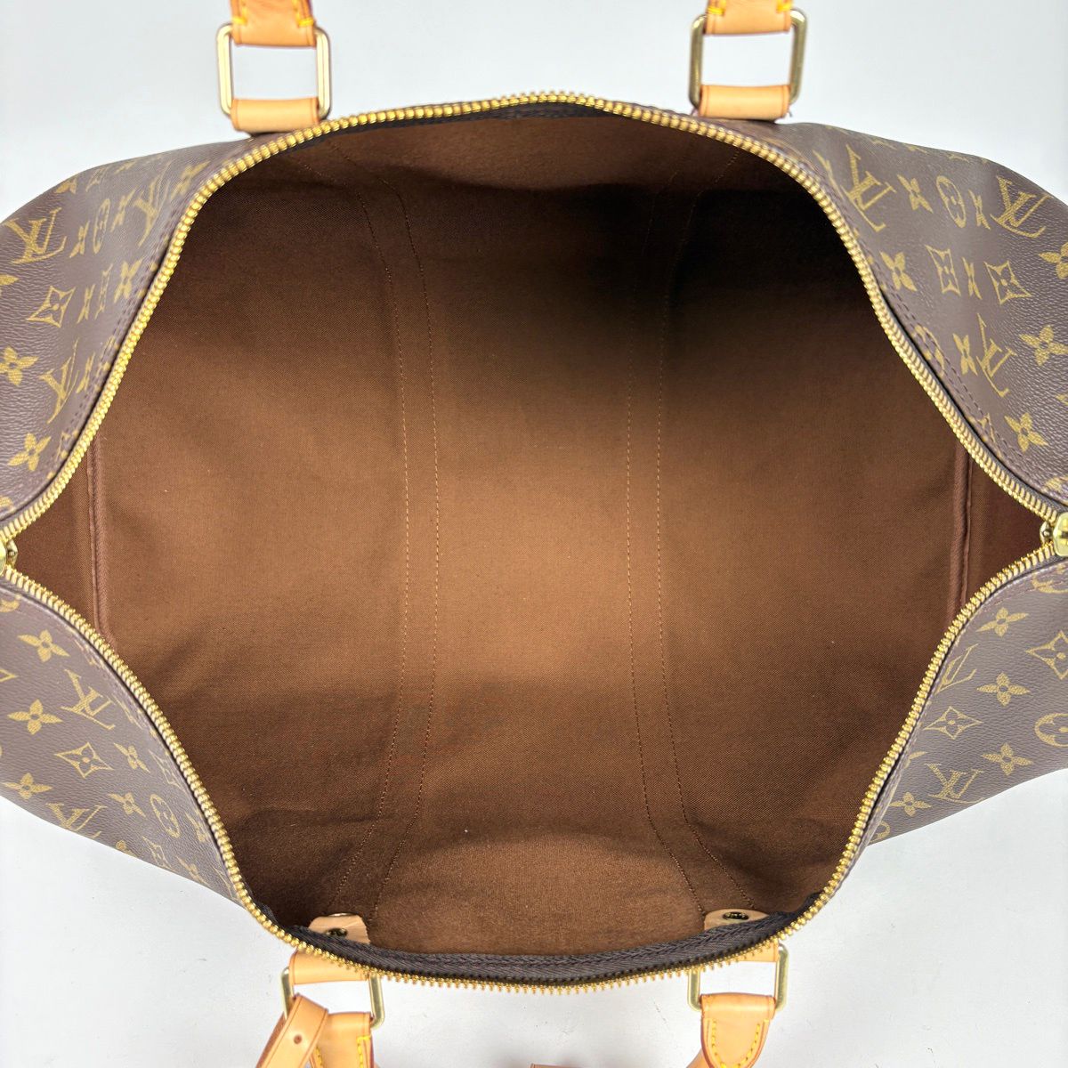Louis Vuitton Keepall 50 Boston Bag Monogram Brown — view 8