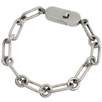 Gucci Logo Chain Bracelet 925 Sterling Silver