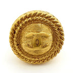 Chanel CC Logo Ring Gold Plated — view 2