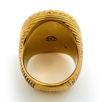 Chanel CC Logo Ring Gold Plated — view 3