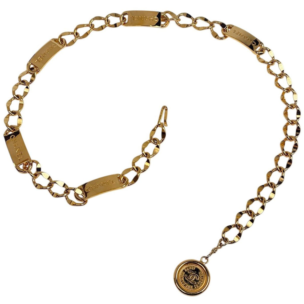 Chanel CC Logo Chain Belt Gold Plated