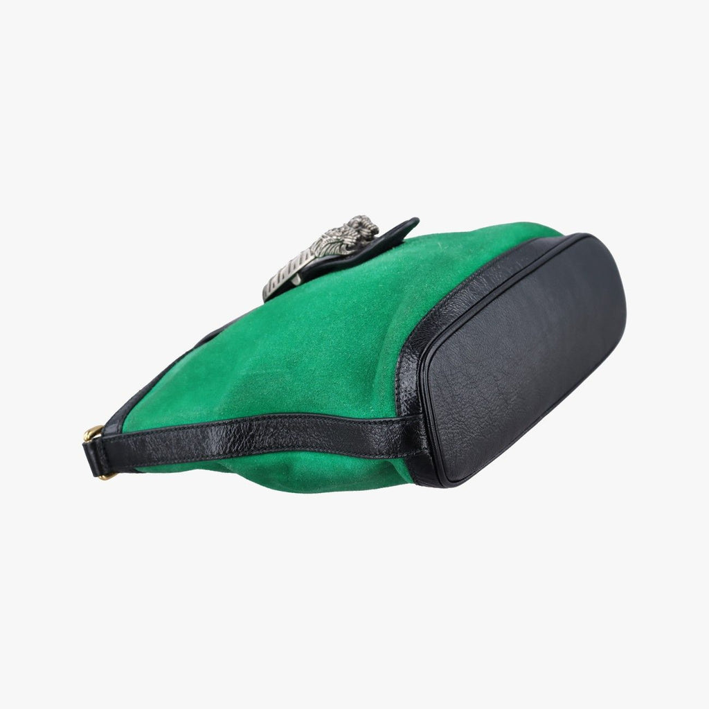 Gucci Dionysus Green Suede Leather Shoulder — view 5