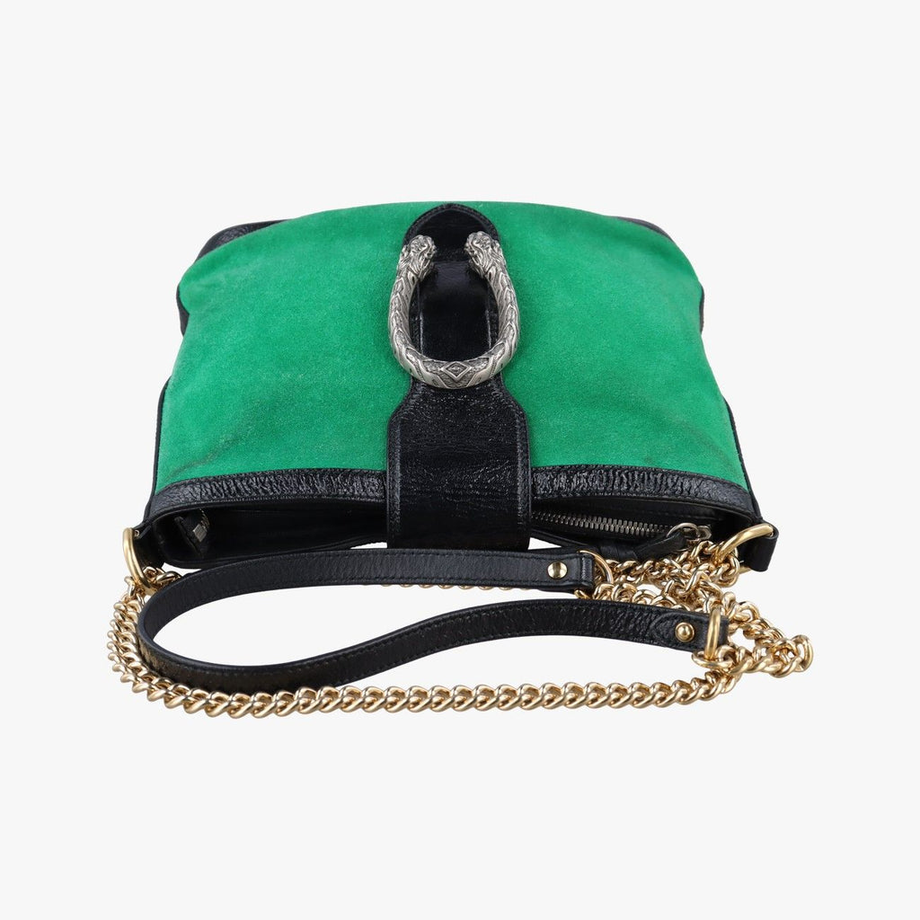 Gucci Dionysus Green Suede Leather Shoulder — view 8